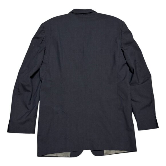 GIVENCHY VINTAGE 80s Luxury Designer Business Suit Jacket Blazer Mens 44 - Picture 2 of 7